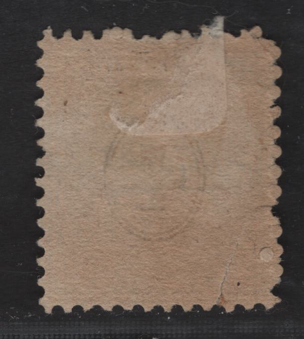 Lot 14 Switzerland SC#56a 30c Blue Seated Helvetia, 1867-1878 Seated Helvetia Issue, A Good Unused Single, Fine Appearing Unused Example Of This Scarce Shade, Severe Crease In LR Corner That Ends In Tear