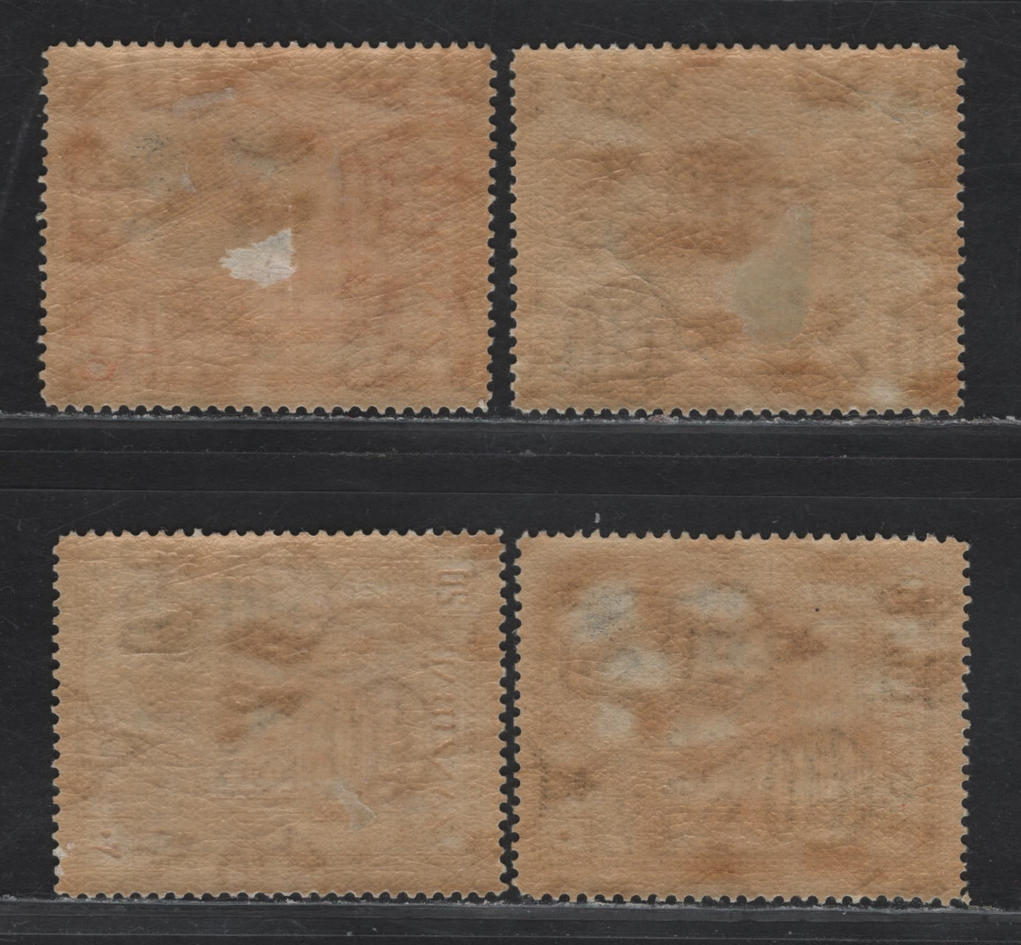 Lot 177 Zanzibar (C) SG#323-326 10c - 50c Black & Olive Green - Black & Orange Vermillion Sultan's Silver Jubilee, 1936 Sultan's Silver Jubilee Issue, 4 F/VFOG Singles, The 50c Has A Hinge Thin