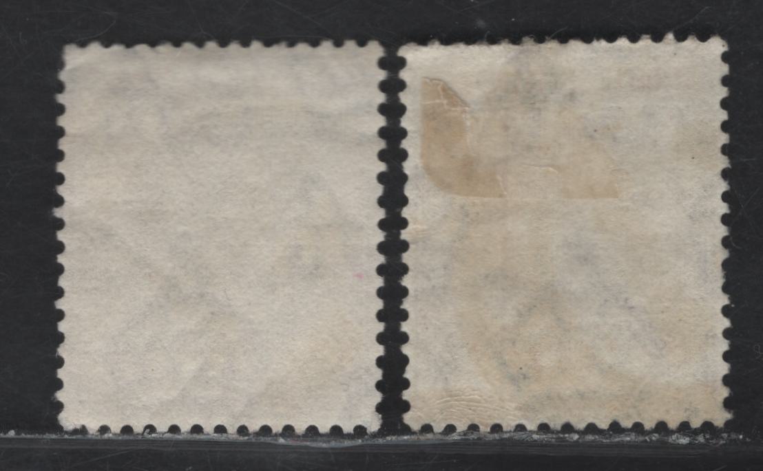 Lot 102 Straits Settlement (C) SG#234a, 235a 25c - 30c Dull Purple & Mauve - Dull Purple & Orange King George V, 1921-1933 KGV Imperium Keyplate Issue, 2 Fine/Very Fine Used Singles, Script CA Wmk, Both Die 2, 25c Is Type 1.