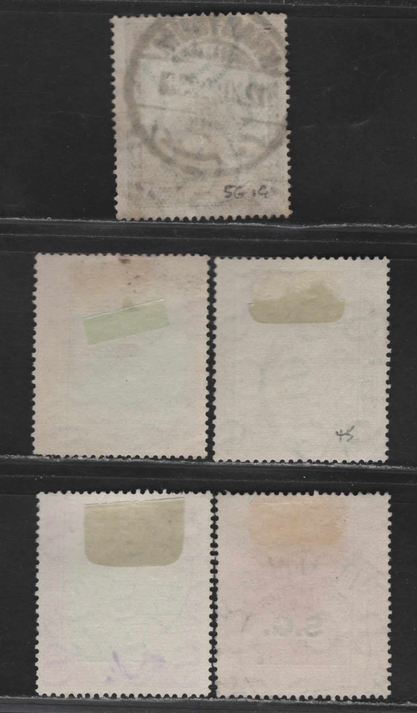 Lot 168 Sudan (C) SG#19,44c,45ba,109,O50 2m Green&Brown - 2p Purple & Orange Yellow, 1902-1948 Camel & Postman Issues, 5 F&VF Used Singles All With SON Omdurman & Khartoum CDS Cancels