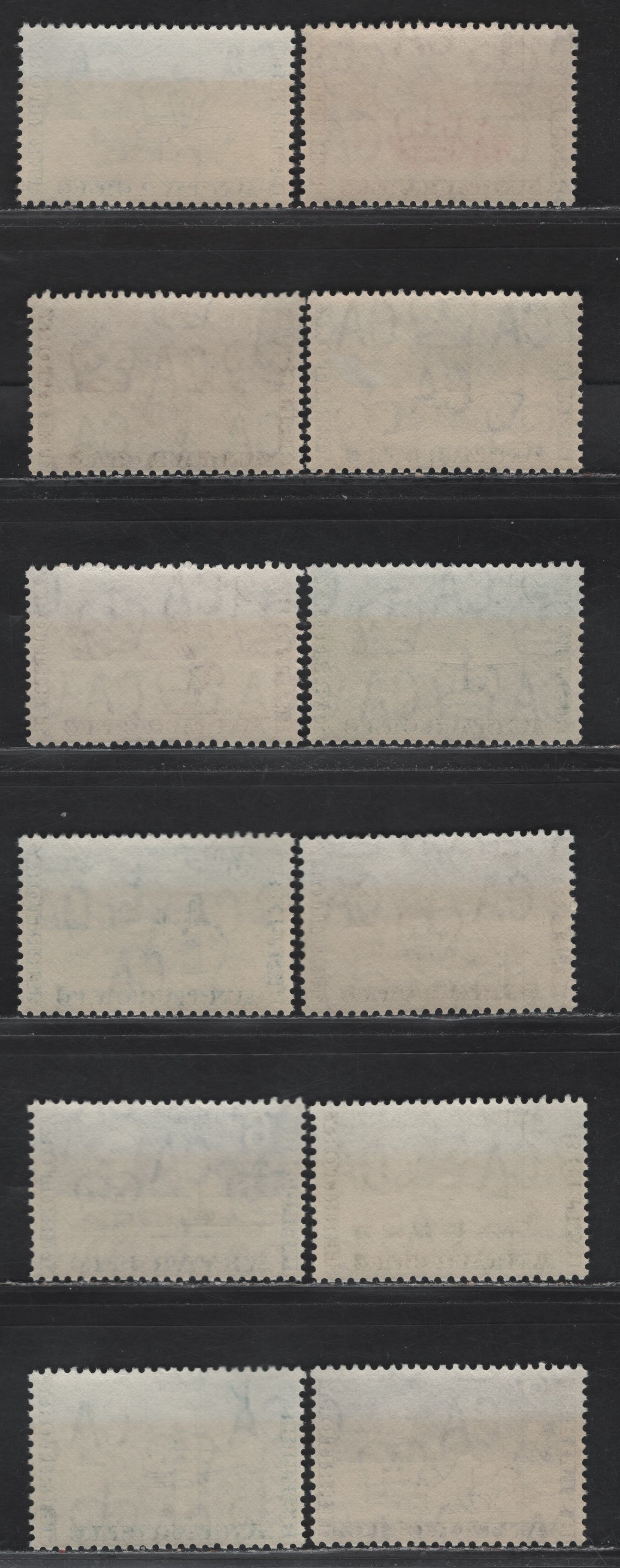 Lot 254 British Antarctic Territory (C) SG# 1-11 1/2d Deep Blue - 2/- Deep Blue & Orange Sepia, 1963-1969 Pictorial Definitives, 12 VFNH Singles