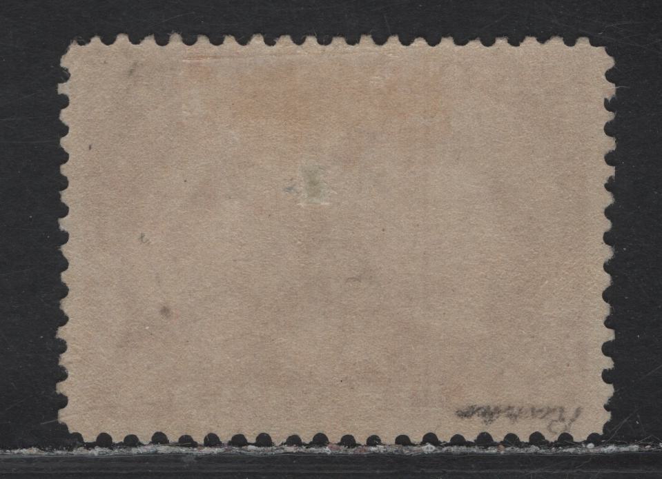 Lot 201 Canada #61 $1 Lake Queen Victoria, 1897 Diamond Jubilee Issue, A FOG Single, Paper ABN-QQQQ, Small, Natural Paper Inclusion At LR of Old Queen's Shoulder