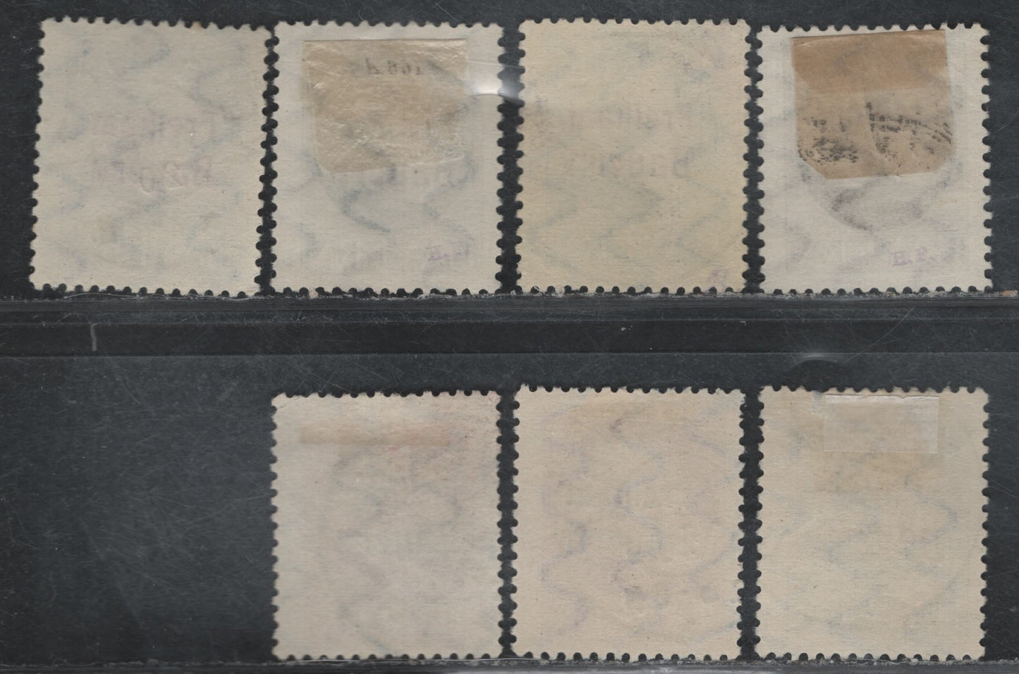 Lot 47 Bavaria SC#206-208 1m Olive Brown, 2m Violet, 3m Scarlet, 1919-1920 Free State Overprints Issue, 7 F&VF Used Singles All With Different SON CDS Cancels