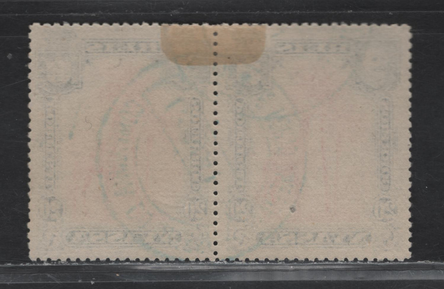Lot 300 Nyassa SC#30 20r Black & Orange Giraffe, 1901 Engraved Camel & Giraffe Definitives, A VF Used Pair With SON Cancel