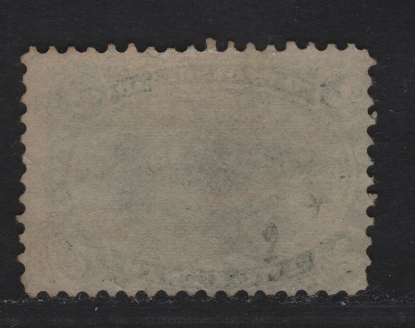 Lot 42 Newfoundland #24a 2c Green, 1865-1894 First Cents Issue, A VG UN Single On Cents-V Paper, Perf 12