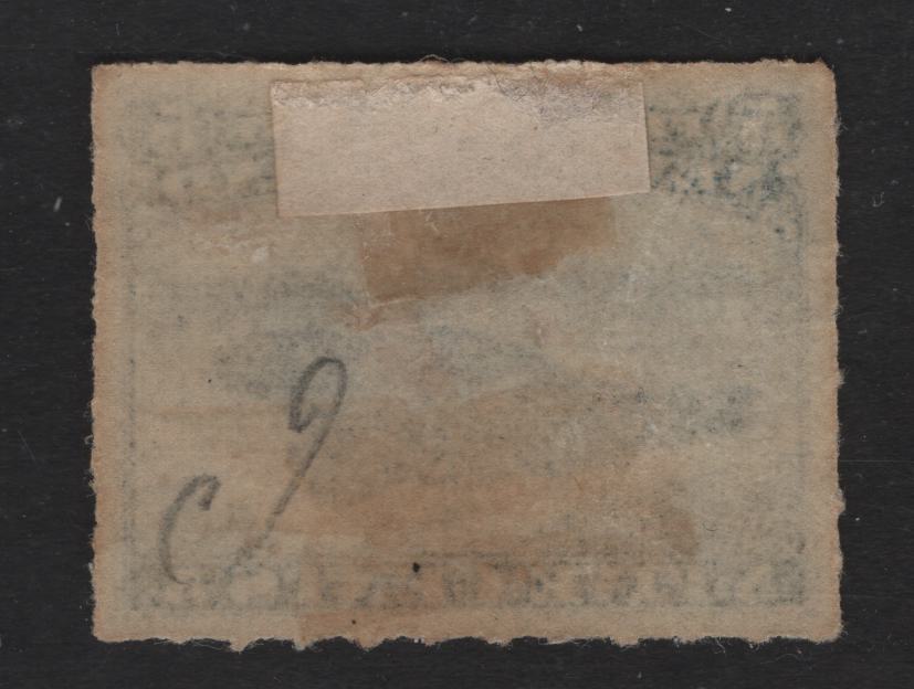 Lot 68 Newfoundland #40 5c Blue, 1876-1879 Rouletted Cents Issue, A VFOG Single