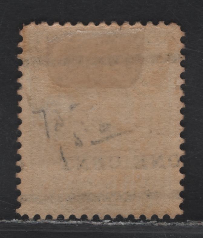 Lot 92 Newfoundland #75 10c On 3c Grey Lilac, 1897 Surcharges Issue, A VFOG Single On Paper Cents-MM, Perf 12, Type A Surcharge