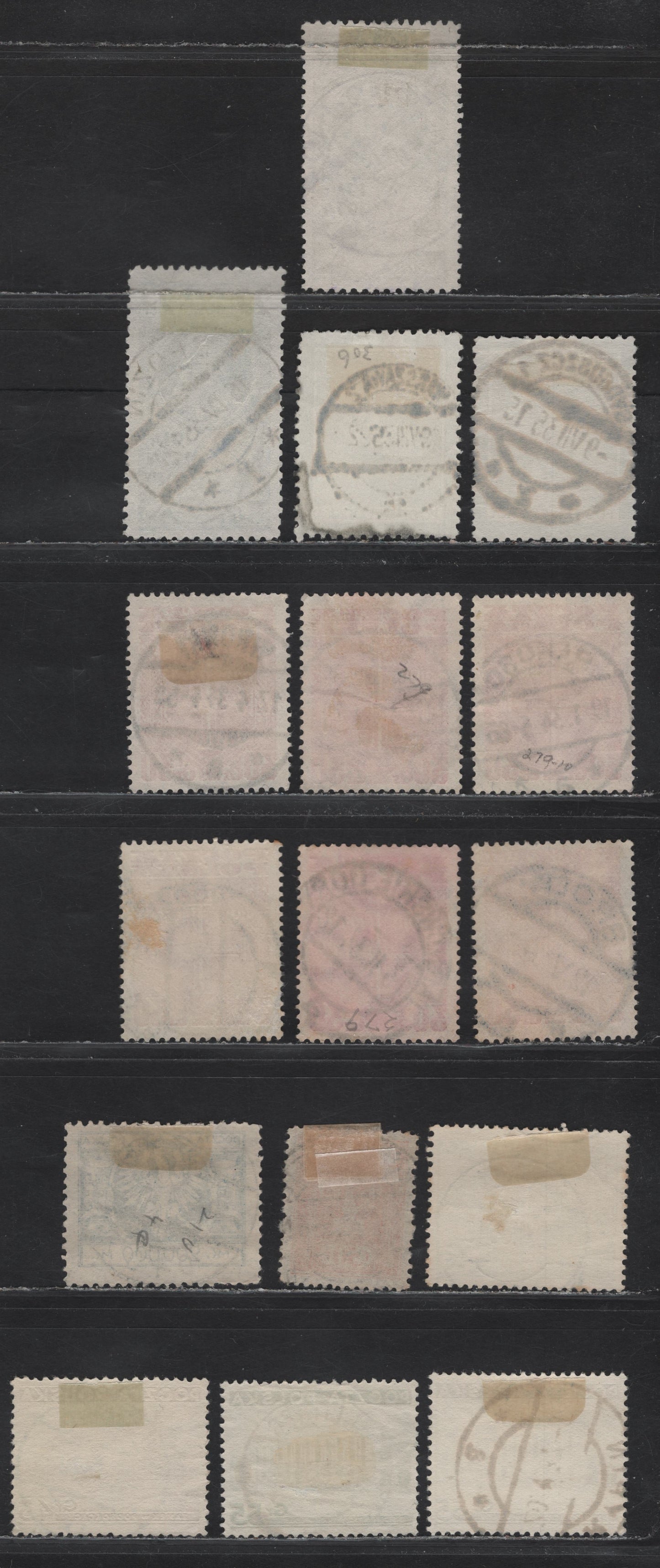 Lot 110 Poland SC#279, 282, 287-288, 210, 174, 295, 300, 302 50f - 55g Orange - Blue Union Of Upper Silesia With Poland - Pictorial, 1922-1936 Union Of Upper Silesia With Poland - Pictorial Issues, 9 Very Fine Used Singles, CDS SON Town Cancels