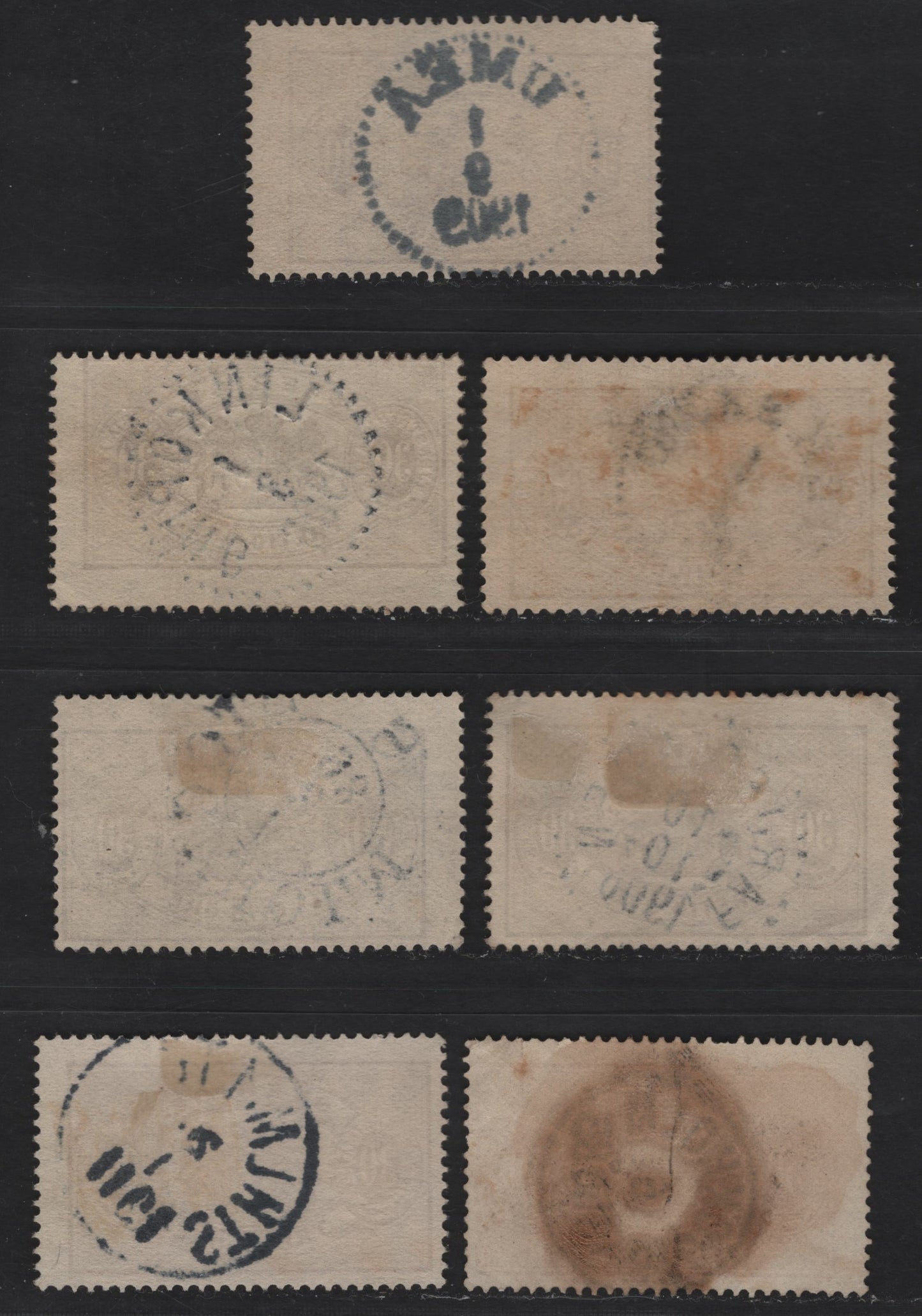 Lot 168 Sweden (C) SC#O22-O23 3o - 5o Brown - Rose Arms, 1881-1896 Arms Official Issue, 2 Fine Used Singles, Perf 13, SON CDS Town Cancels