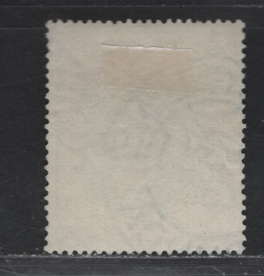 Lot 112 Bermuda SG#120a 12/6 Gray & Brownish Orange King George VI, 1938-1953 KGVI Pictorial Issue, A Very Fine Used Single, Chalky Paper, Perf 14, Cruise Ship Cancel Oct 31 1940, Fiscal, But Identifies it As The Earlier Printing.
