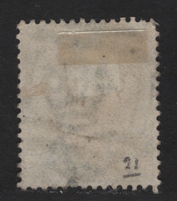 Lot 133 Bermuda (C) SG#27b 2.5d Pale Ultramarine Queen Victoria, 1883-1904 Queen Victoria Issue, A Fine Used Single, Scarcer SON #6 Barred Numeral Cancel For Southampton