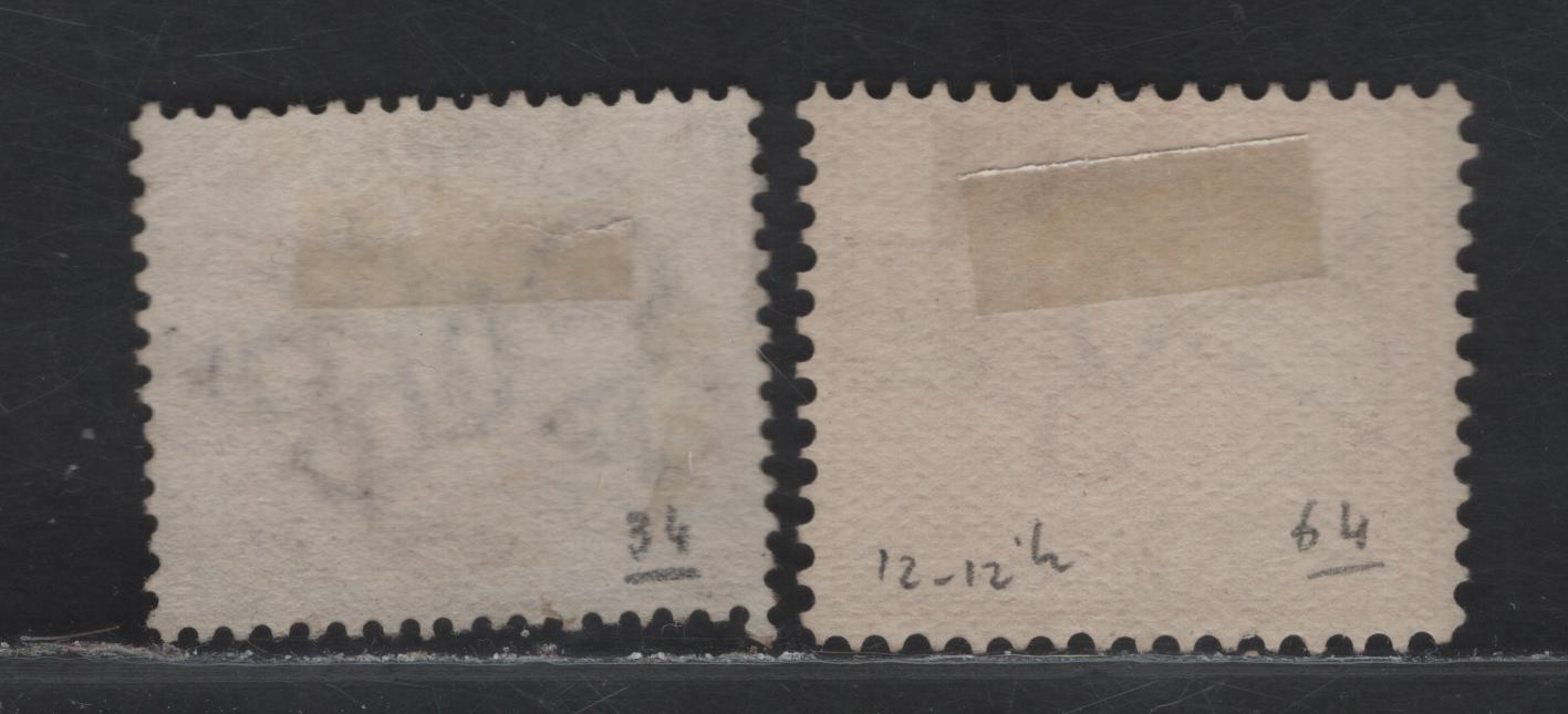 Lot 144 Western Australia (C) SG#87, 119 3d - 4d Red Brown - Chestnut Swan, 1882-1895 Swans Issue, 2 Fine/Very Fine Used Singles, Crown CA & V Over Crown CA Wmks