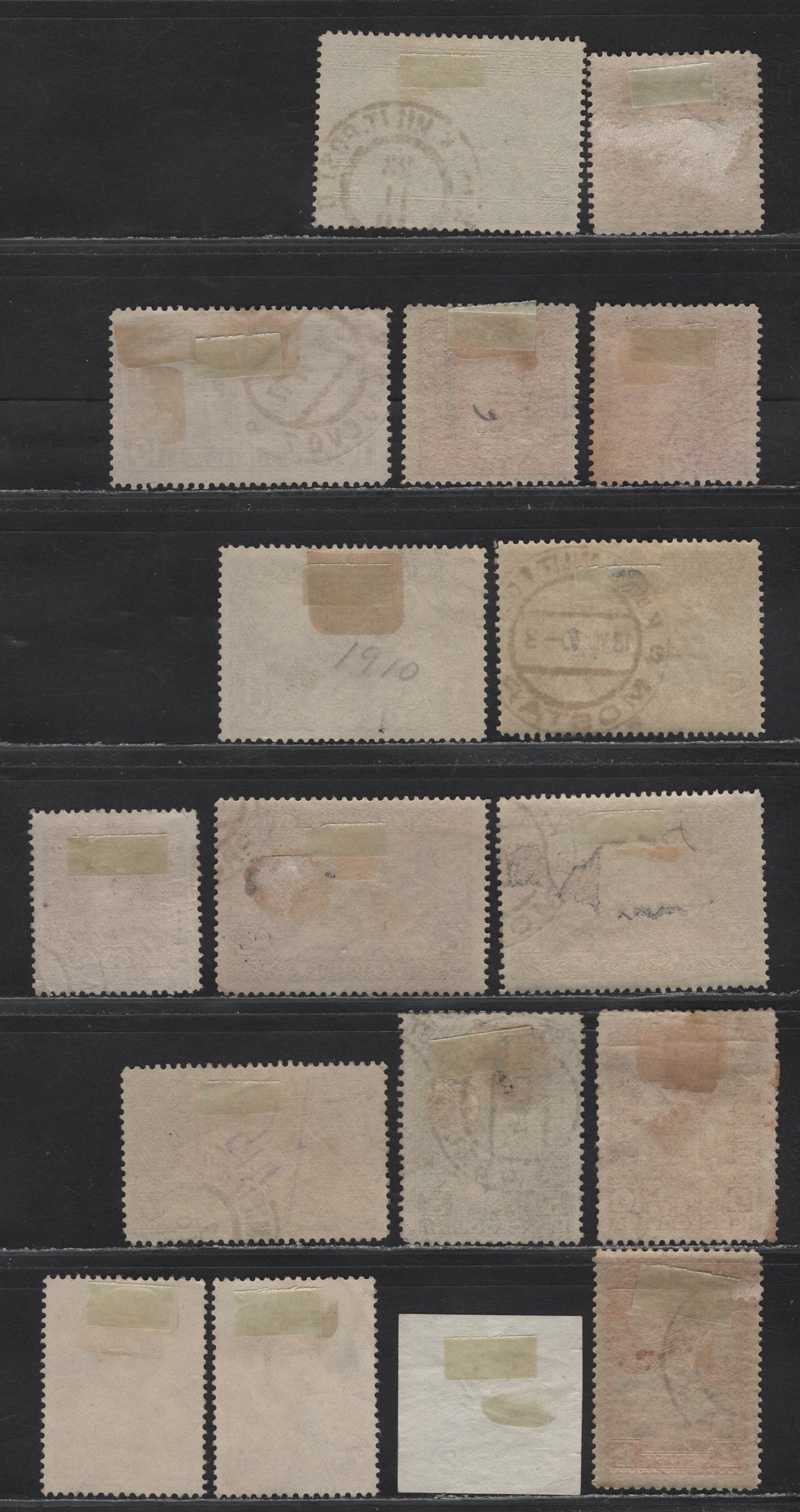 Lot 261 Bosnia & Herzegovina SC#91, 98, 46, 48-51, 41, B9-B13, B19-B20, P1, QE1 45h - 2h Brown Red - Vermillion Pictorials - Special Delivery, 1906-1916 Pictorials - Special Delivery Issues, 17 Fine/Very Fine Used Singles
