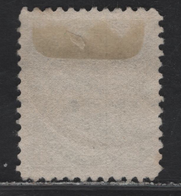 Lot 313 Canada #75iixx 1c Blue Green Queen  Victoria, 1898-1902 Maple Leaf Issue, A Very Fine Used Precancelled Single, Unlisted Style R Precancel, 8.5mm Between Peaks & 12.5mm Between Outside of Bars.