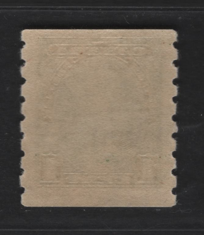 Lot 362 Canada #228 1c Green King George V, 1935-1937 Dated Die Issue Airmail, A Fine NH Coil Single On Paper CBN-BBBB