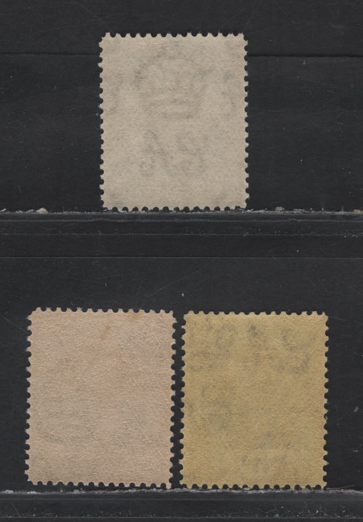 Lot 72 Bermuda SG#82, 84, 86 2.5d - 6d Ultramarine - Claret Caravel, 1922-1934 Caravel Definitive Issue, 3 F/VFNH Singles, 3d Is Comb Perf, Others Are Line Perf