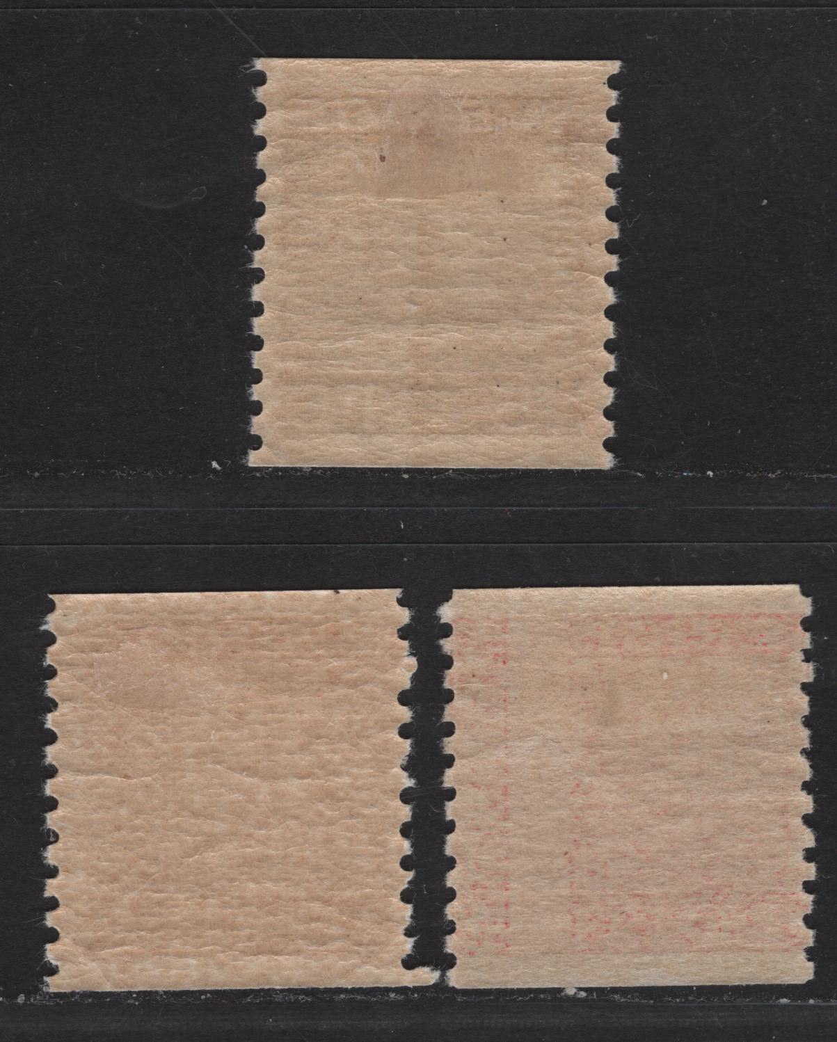 Lot 73 Sweden SC#167, 169, 171 15o - 20o Violet - Rose King Gustaf V, 1921-1936 King Gustaf V Issue, 3 F/VFOG Singles