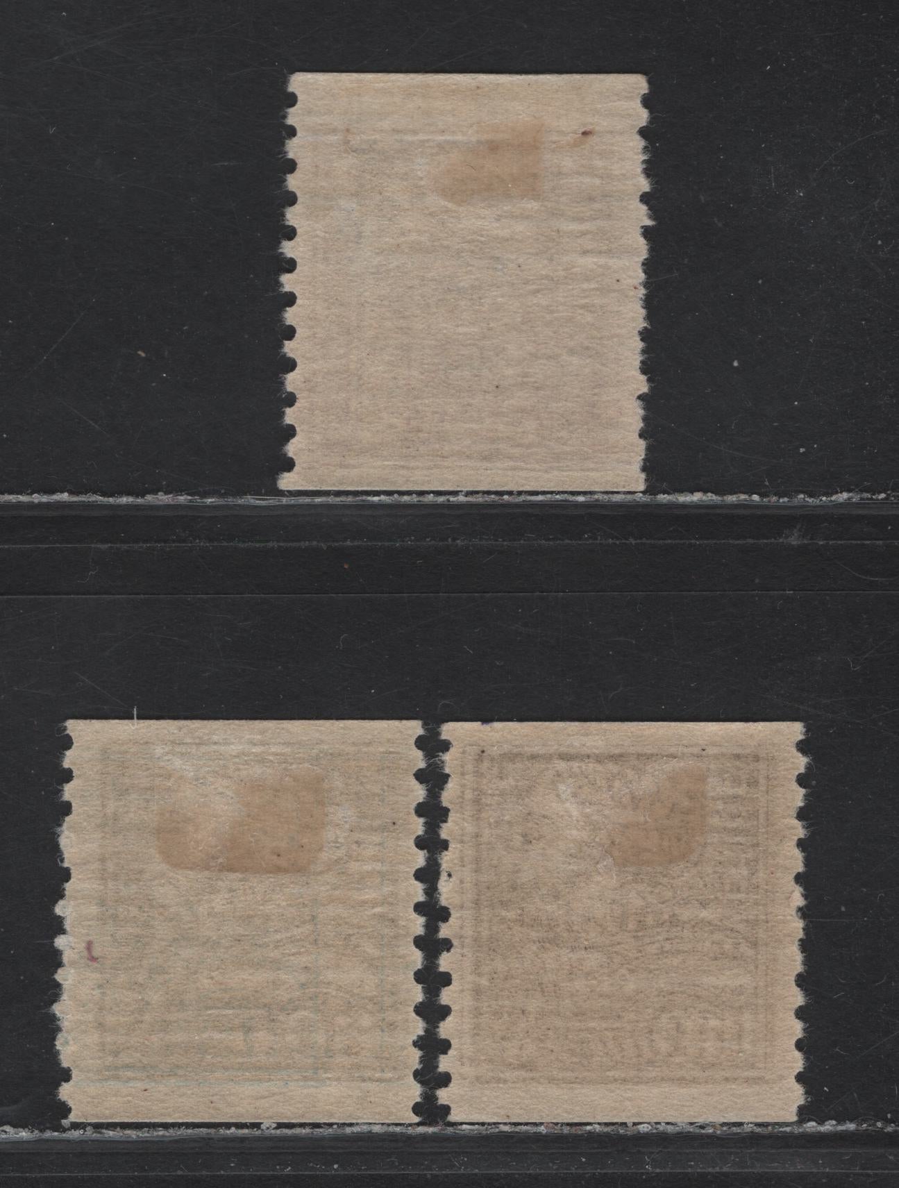 Lot 86 Sweden SC#194-196 20o - 140o Violet - Gray Black , 1921 Gustavus Vasa Issue, 3 FOG Singles