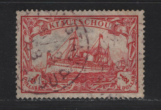Lot 138 Kiauchau SC#39 1/2c Carmine , 1905-1916 Kaiser Yacht Issue, A Very Fine Used Single, Forged Cancellation, Useful Reference Item