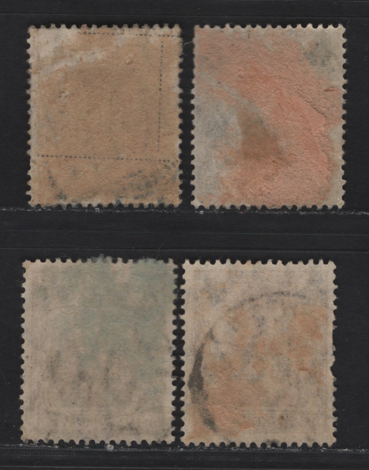 Lot 167 Germany SC#133 (Michel 154Ia, 154IIa) 1.6m on 5pf Reddish Brown , 1921 Surcharged Issue, 6 Fine/Very Fine Used Singles