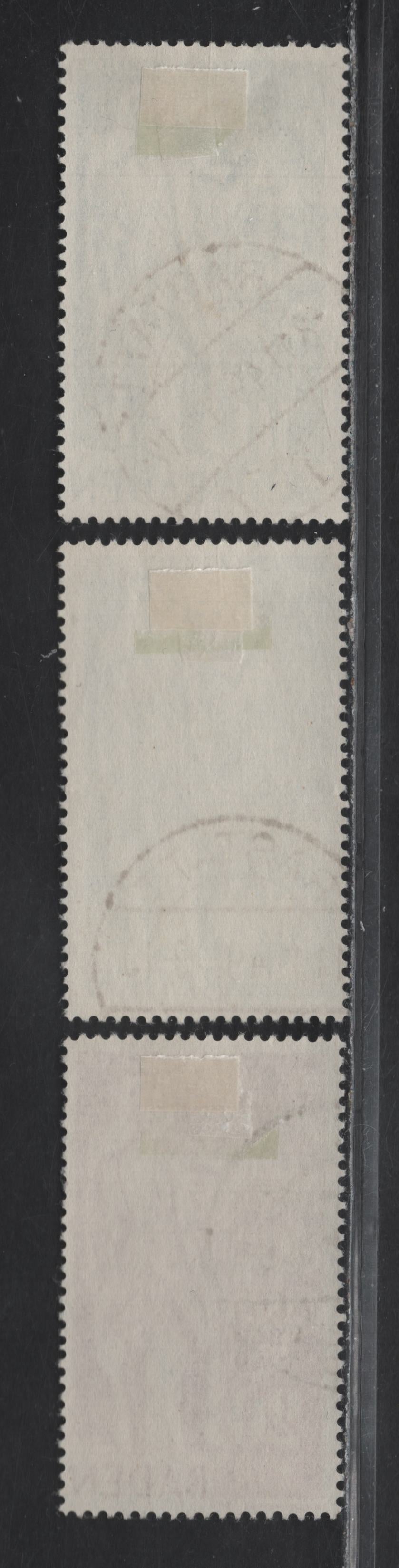 Lot 241 Germany - French Occupation of Baden SC#5NB9-5NB11 (Michel# 50I, 51I, 52II) 10pf+5pf - 30pf+15pf Green - Blue , 1949 Centenary of Surrender Of Rastatt Issue, 3 Fine/Very Fine Used Singles, 20pf+10pf& 10pf+5pf Are Type 1, 30pf+15pf is Type II