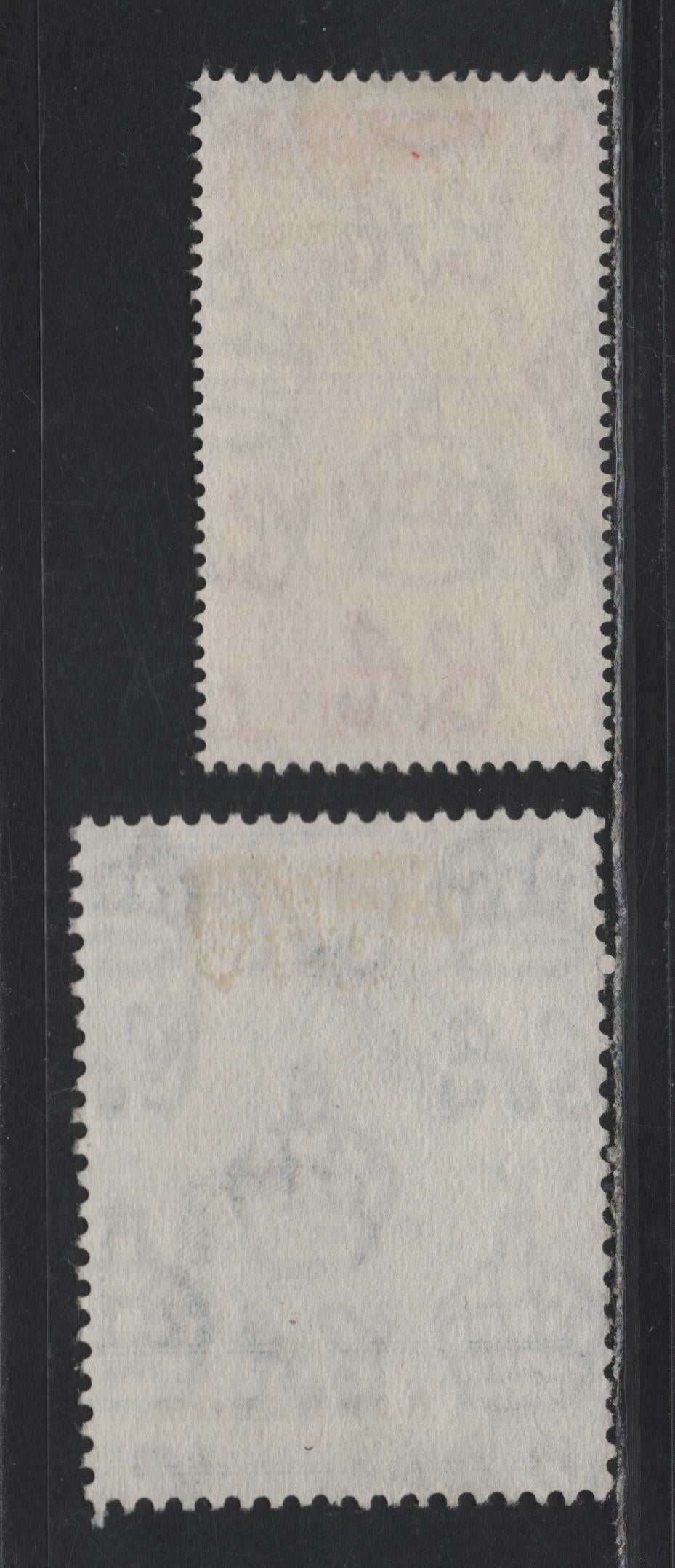 Lot 335 Barbados (C) #265-266 1.5d-5/-  Orange - Indigo King George VI & Queen Elizabeth, 1948 Silver Wedding Issue, 2 VF Used Singles
