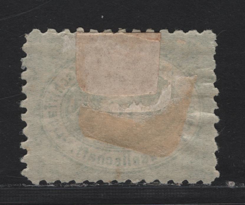 Lot 91 Austria - Danube Steam Navigation Company SC#2aR 10 Green , 1868-1878 Reprinted Issue, A FOG Single, Reprint Type III, Showing Rounded Tops Of All F's, No Dash In The Frame Above The First 'K' of 'KK'.