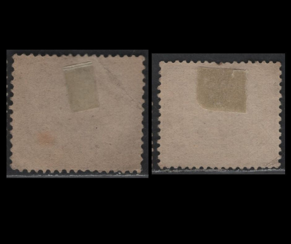 Lot 96C Germany SC#36c (Michel# 37b) 2m Purple Lilac , 1875-1890 Numeral Issue, 2 Very Good/Very Fine Used Singles, Printings Made Between 1880 & Nov 17 1884 With Pen Cancels, 2 Slightly Different Shades, One With Heavy Diagonal Crease.