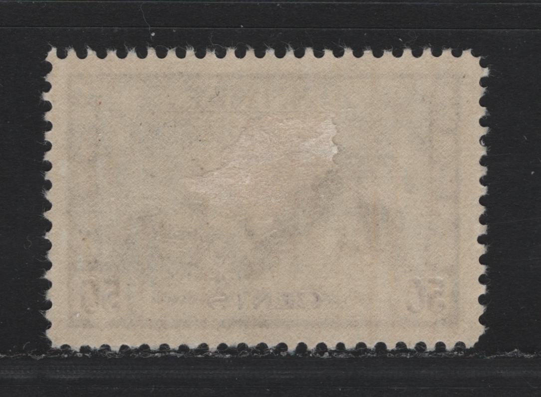 Lot 189 Canada #261 50c Lighter Violet Munitions Factory, 1942-1943 KGVI War Issue, A FOG Single, CBN-AAAAA Paper, Perf 11.95x11.9