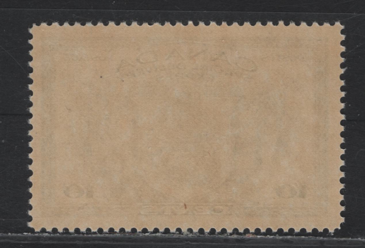 Lot 279 Canada #E10 10c Green Arms & Flags, 1942 War Issue Special Delivery, A VFNH Single, CBN-KKKK Paper, Unchecked As To Perf