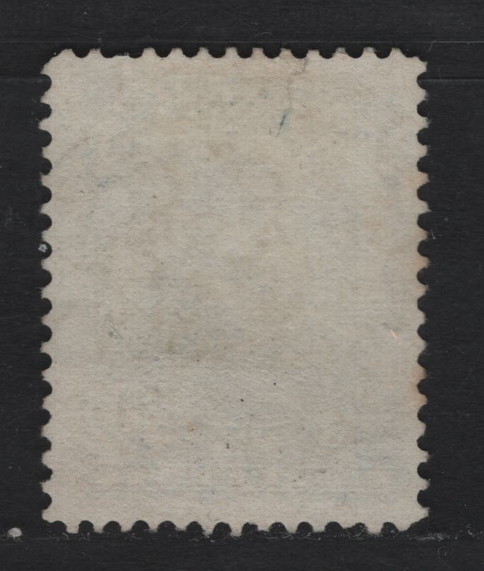 Lot 8 Canada (C) #47 50c Blue Queen Victoria, 1888-1897 Small Queen Issue, A Very Good Used Single, 2O-I Paper, Perf 12.1x12, Closed Tear At Top Above & Through 'D' Of Canada.