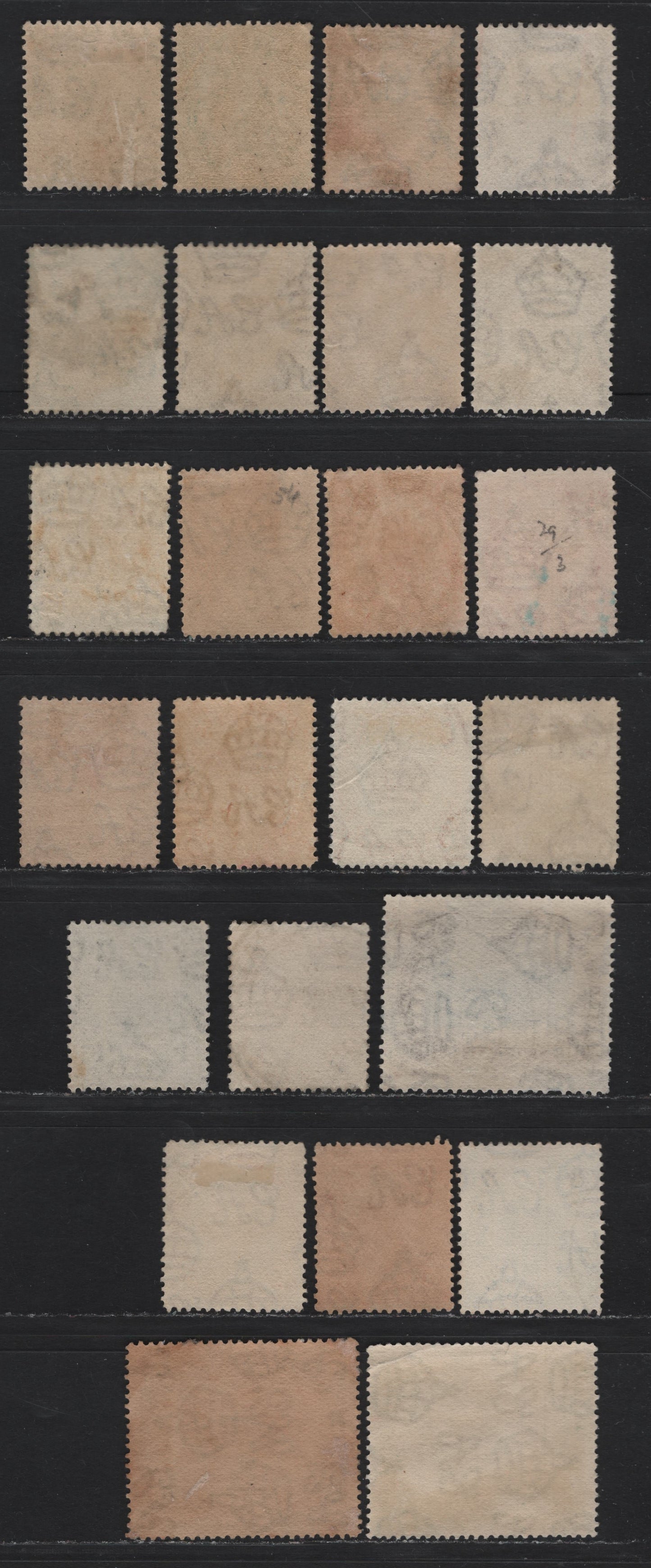 Lot 149 Malaya - Kedah (C) SG#52, 68a, 27, 29, 30c, 31, 53-58 1c - 20c Black - Black & Yellow Green , 1921-1940 Wheat Sheaf, Plowman & Council Chamber Issue, 24 Fine/Very Fine Used Singles, Script CA Wmk, Additional Shades, Line & Comp Perfs