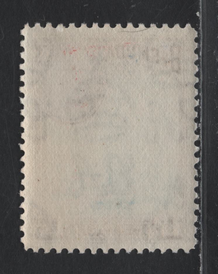 Lot 218 Bermuda SG#111a 1.5d Dull Blue & Deep Violet Brown , 1936-1952 KGVI Pictorial Issue, A VFNH Single, 1943 Printing, Line Perf On Opaque Paper With Barely Visible Wmk, Smooth Appearing Gum With Fine Diagonal Cracks.