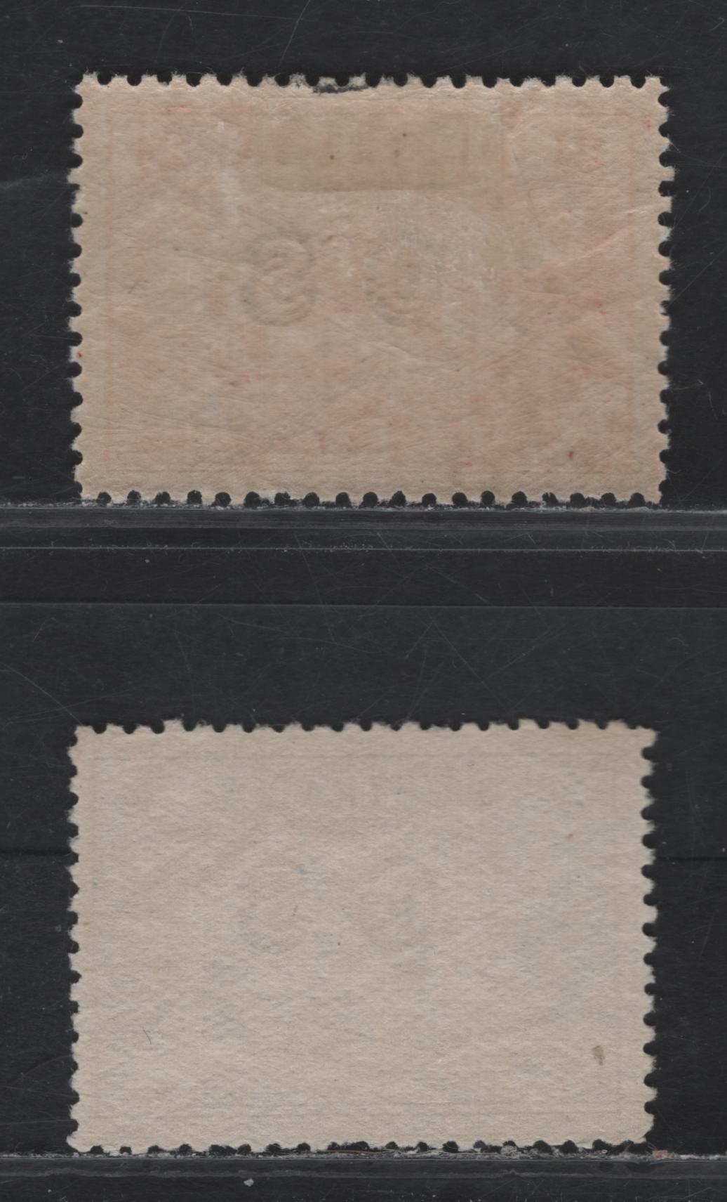 Lot 22 Australia (C) SG#O134-O135 2d-3d Scarlet & Blue Sydney Harbour Bridge, 1932 Sydney Harbour Bridge Issue, 2 Fine & VF Used Singles Overprinted OS, 2d Is a CTO Without Gum