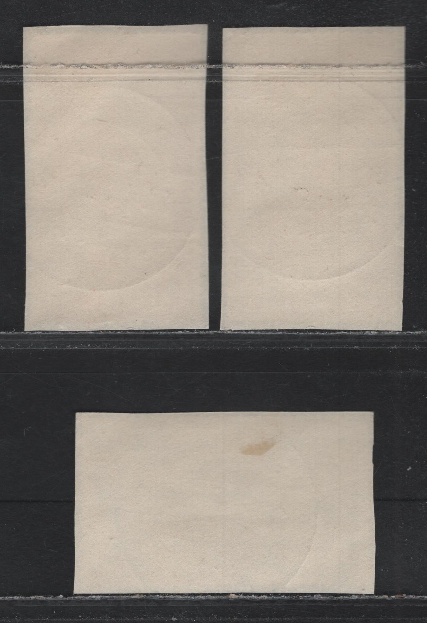 Lot 324 Danzig SC#B12-B14 (Michel #256-258) 5pf + 5pf - 15pf + 10pf Orange - Scarlet Stock Tower - City Gate, 1935 Winter Welfare Semi Postal Issue, 3 VF Used Singles All Tied To Small Pieces