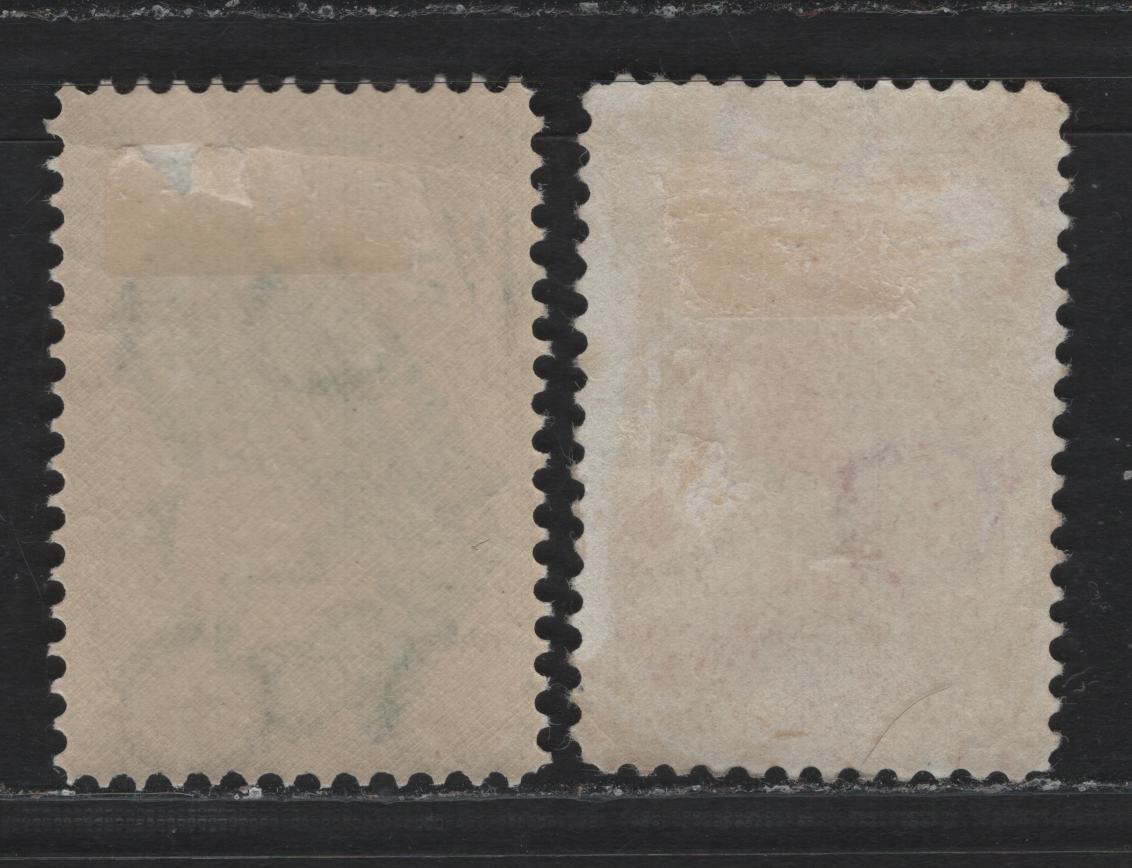 Lot 59 Netherlands SC#B48-B49 1.5c+1.5c - 6c+4c Blue Green - Carmine Rose , 1931 Gouda Church Repairs Semi Postals, 2 VFOG Singles