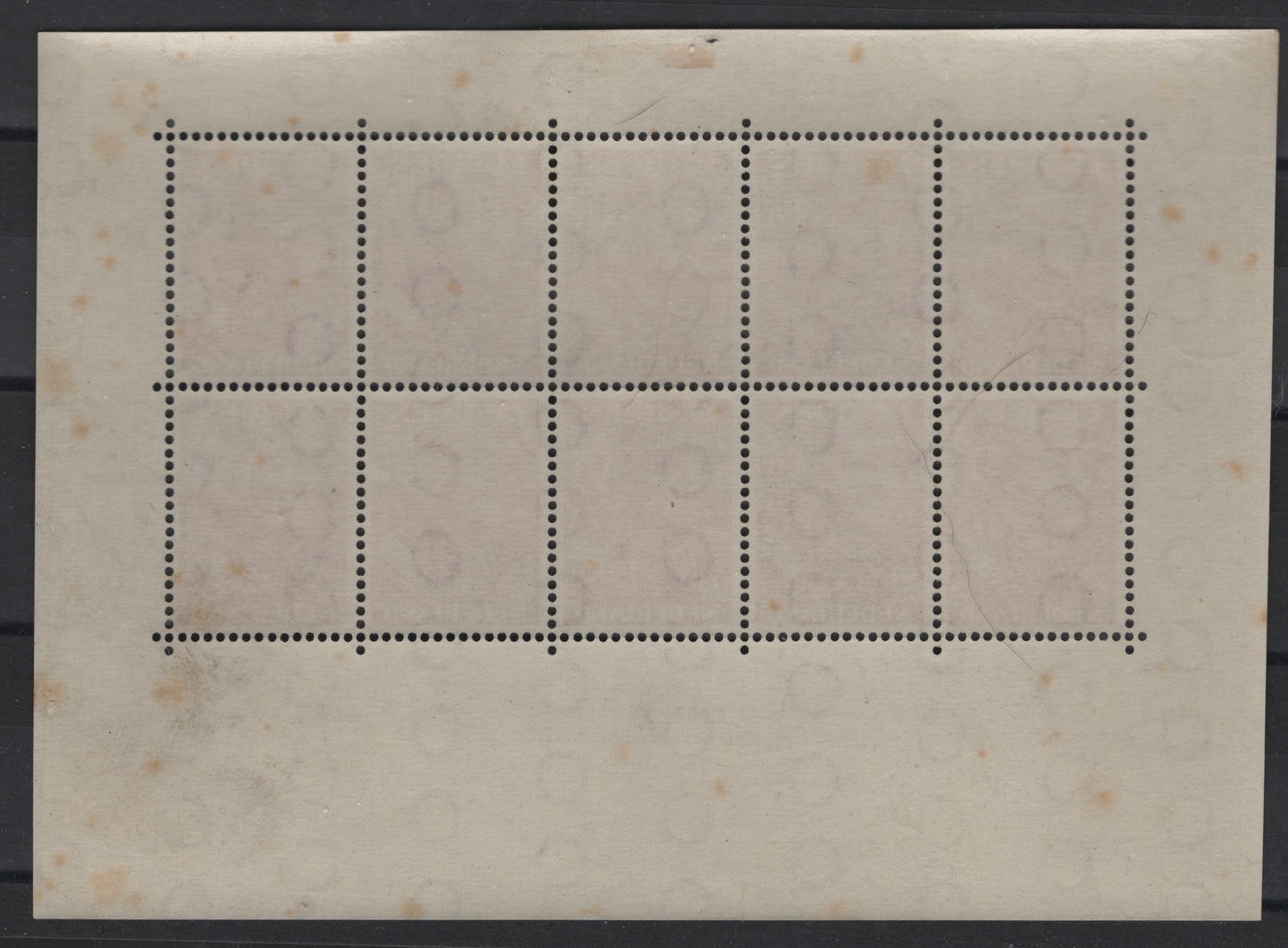Lot 88 Netherlands SC#B144a 7.5c+2.5c Dark Red Legion, 1942 Semi Postal Issue, A FNH Souvenir Sheet Of 10