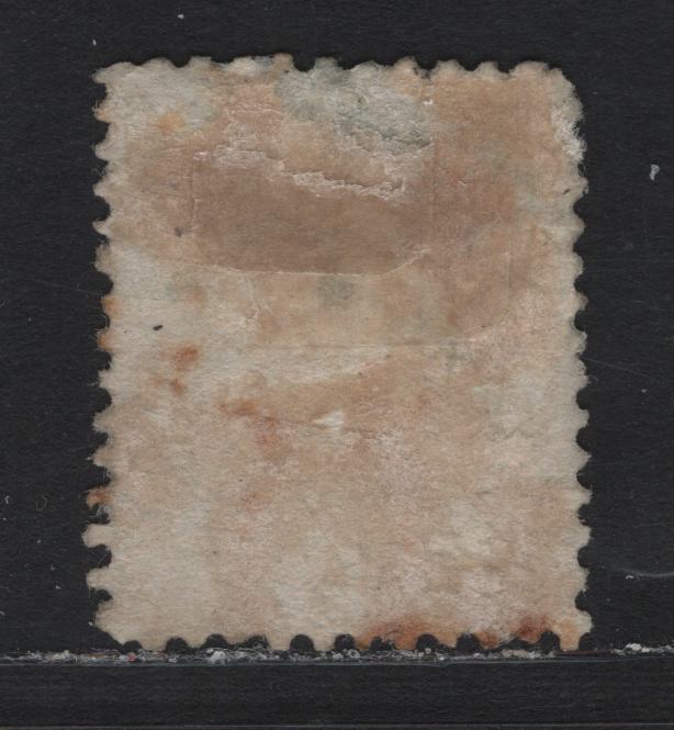 Lot 253 Belgium SC#13a 1c Green , 1863-1865 King Leopold I Issue, A Good Unused Single, Perf 12.5, Small Thin, Creased Corner Perf & Some Toned Perfs.