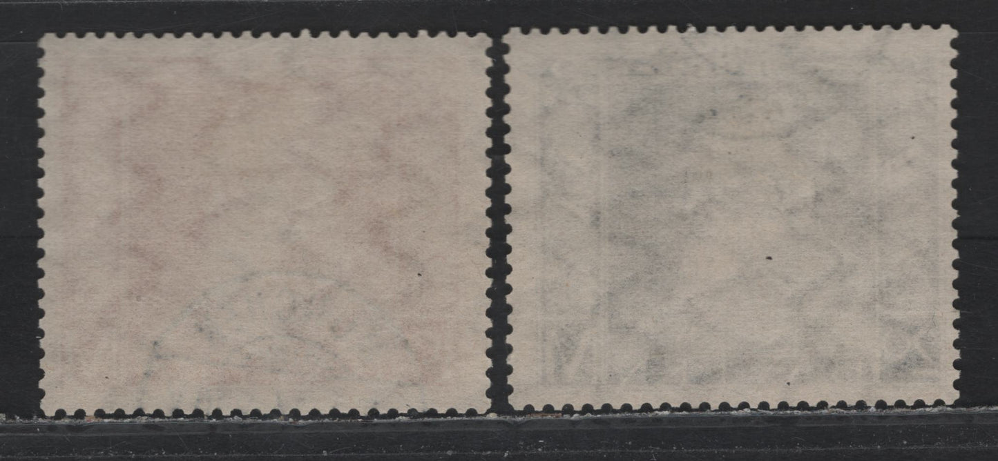 Lot 44 Bavaria SC#90-91 (Michel# 90I, 91I) 10m - 20m Orange on Yellow - Black Brown on Yellow , 1911 Prince Regent Luitpold, 2 Fine/Very Fine Used Singles, Both Type 1, Accounting Cancels