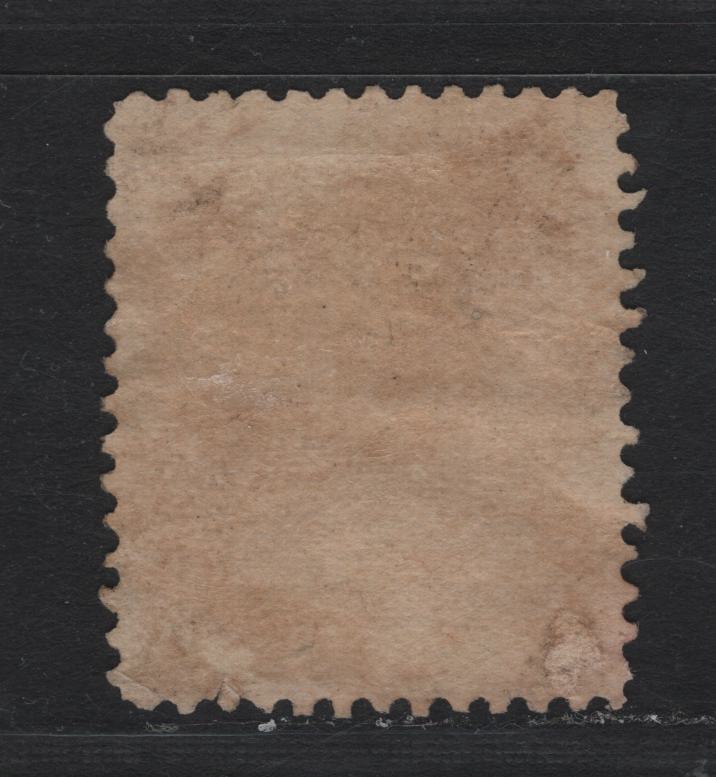 Lot 32 Canada #23 1c Yellow Orange , 1868-1876 Large Queen Issue, A Fine Used Single, FO-O Paper (Duckworth #10), Perf 12