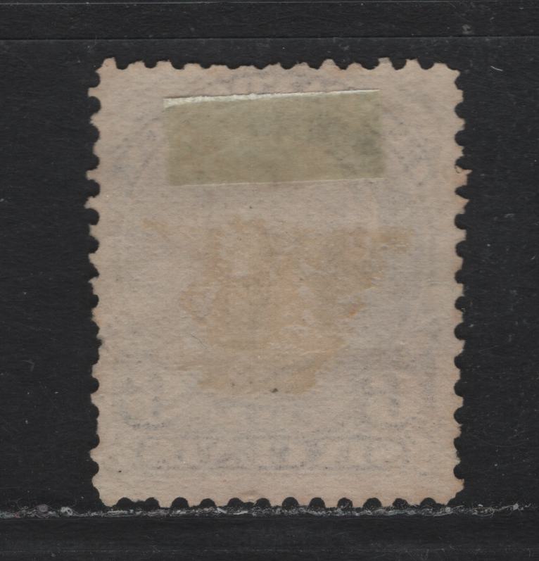 Lot 42 Canada #27 6c Dark Brown , 1868-1876 Large Queen Issue, A Very Good Used Single, Plate 1, FO-M Paper (Duckworth 4)