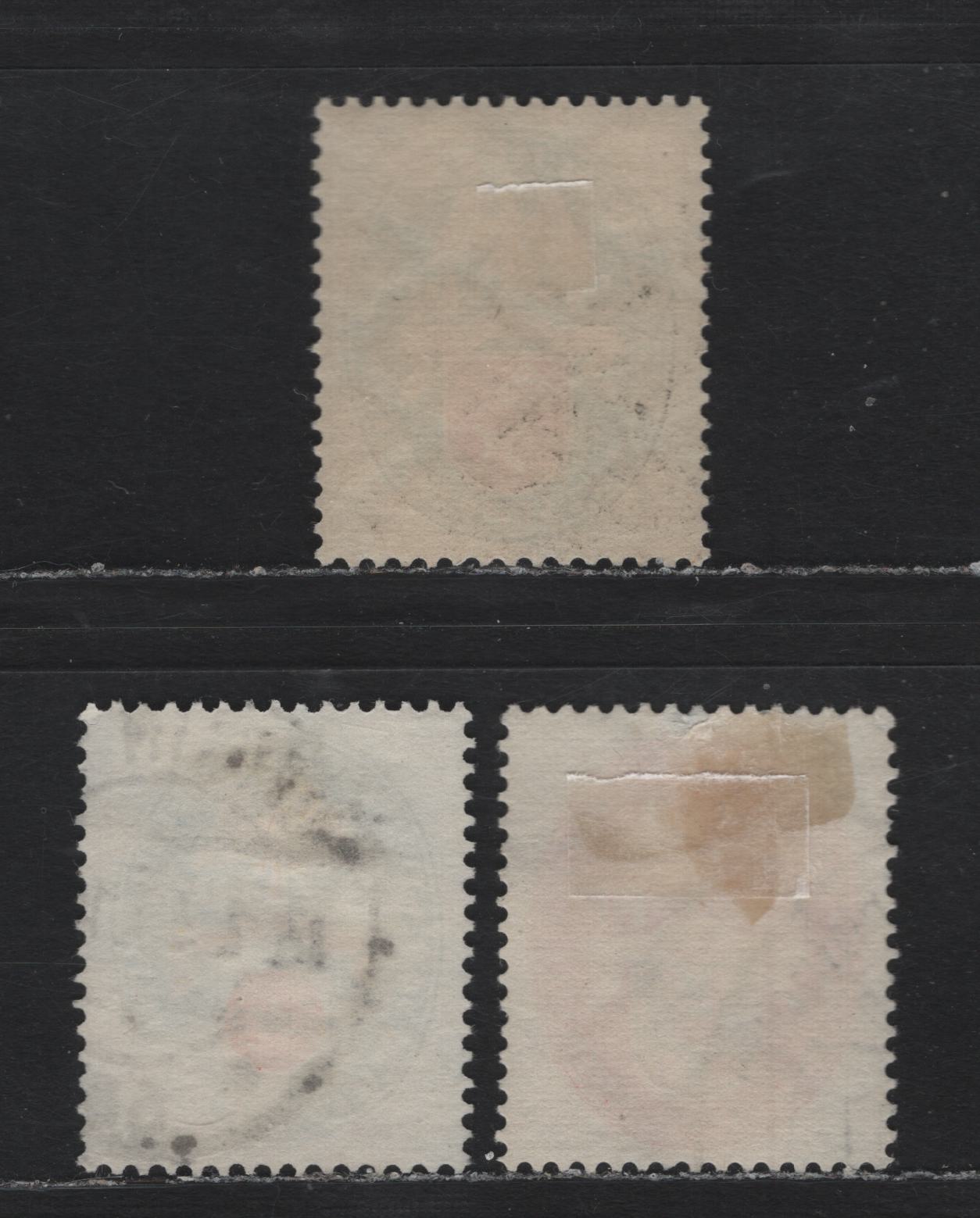 Lot 284 Germany SC#B28-B30 (430-432) 5pf+2pf - 15pf+5pf Multicolored , 1929 Arms Semi Postal, 3 Very Fine Used Singles