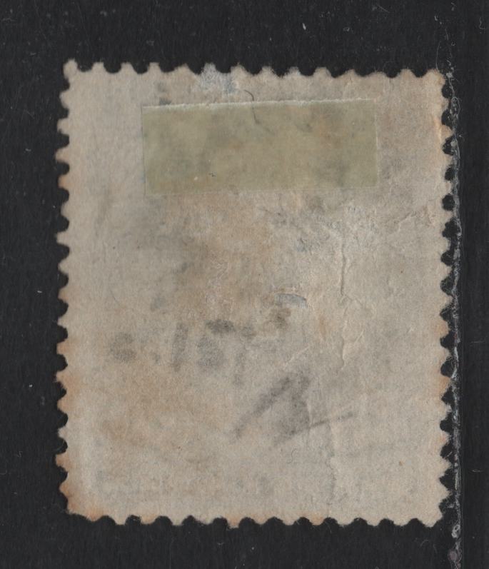 Lot 36 Canada #47 50c Deep Blue Queen Victoria, 1888-1897 Small Queen Issue, A Fine Used Single, 2O-I Paper, Perf 12, Some Very Minor Wrinkles.