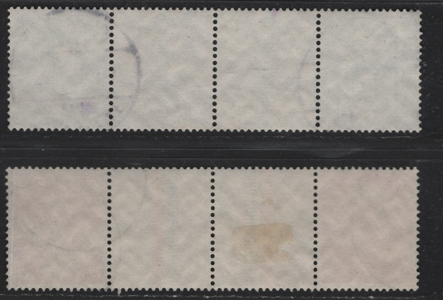 Lot 70 Germany SC#419, 422 (KZ22.1, KZ23.1) 6pf - 12pf Dark Green - Carmine , 1933-1936 Hindenberg Issue, 2 Fine/Very Fine Used Horizontal Booklet Gutter Tete-Beche Pairs
