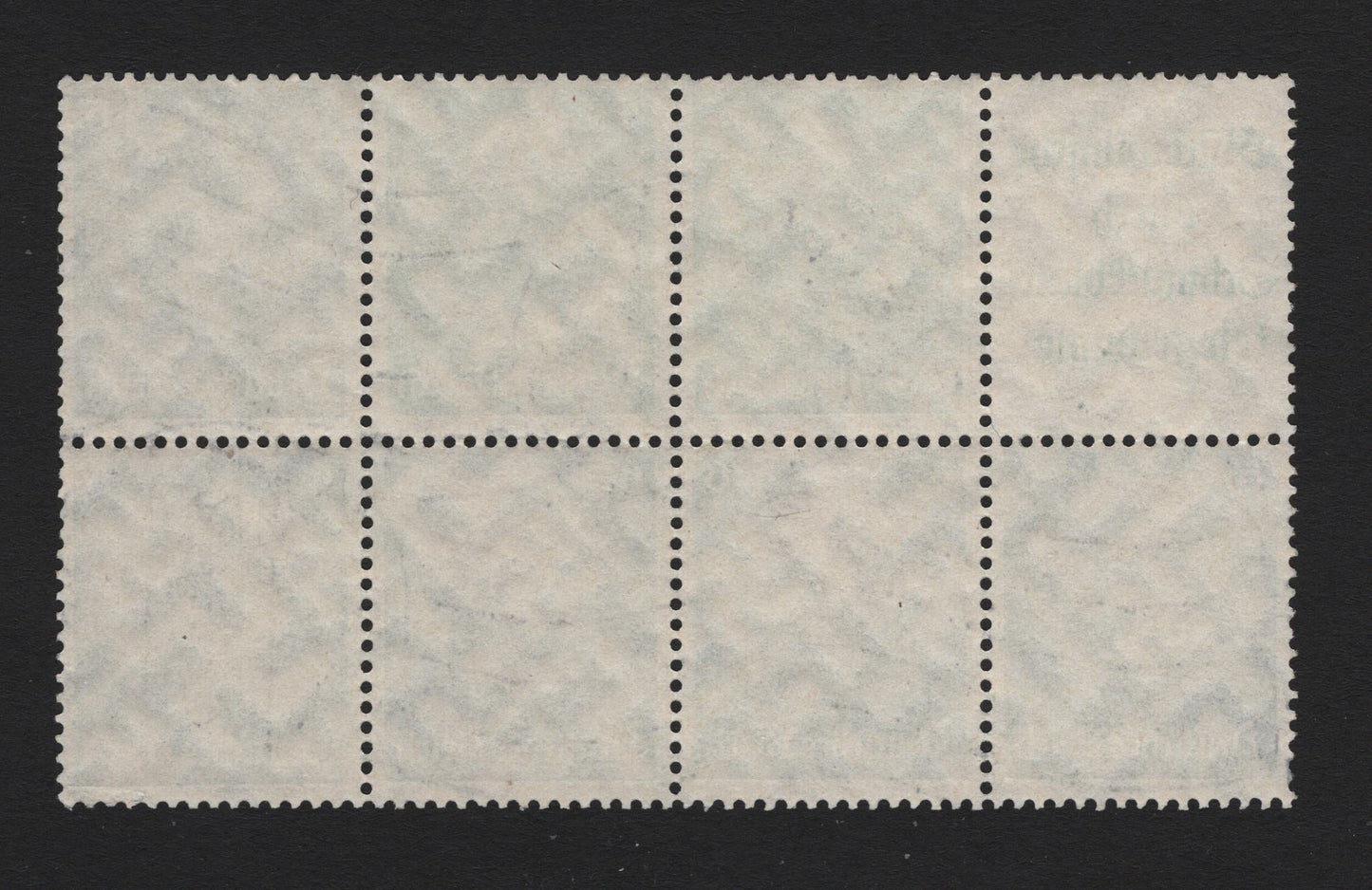 Lot 90 Germany SC#418-419 5pf - 6pf Emerald - Dark Green , 1933-1936 Hindenberg Issue, A Fine Used Booklet Pane Of 7+Label