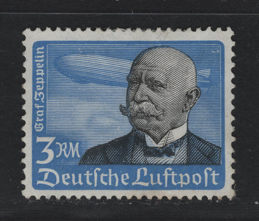 Lot 242 Germany SC#C56 (539x) 3m Blue & Black, 1934 Airmail Issue, A Very Fine Unused Single, Vertical Wove Paper, No Gum