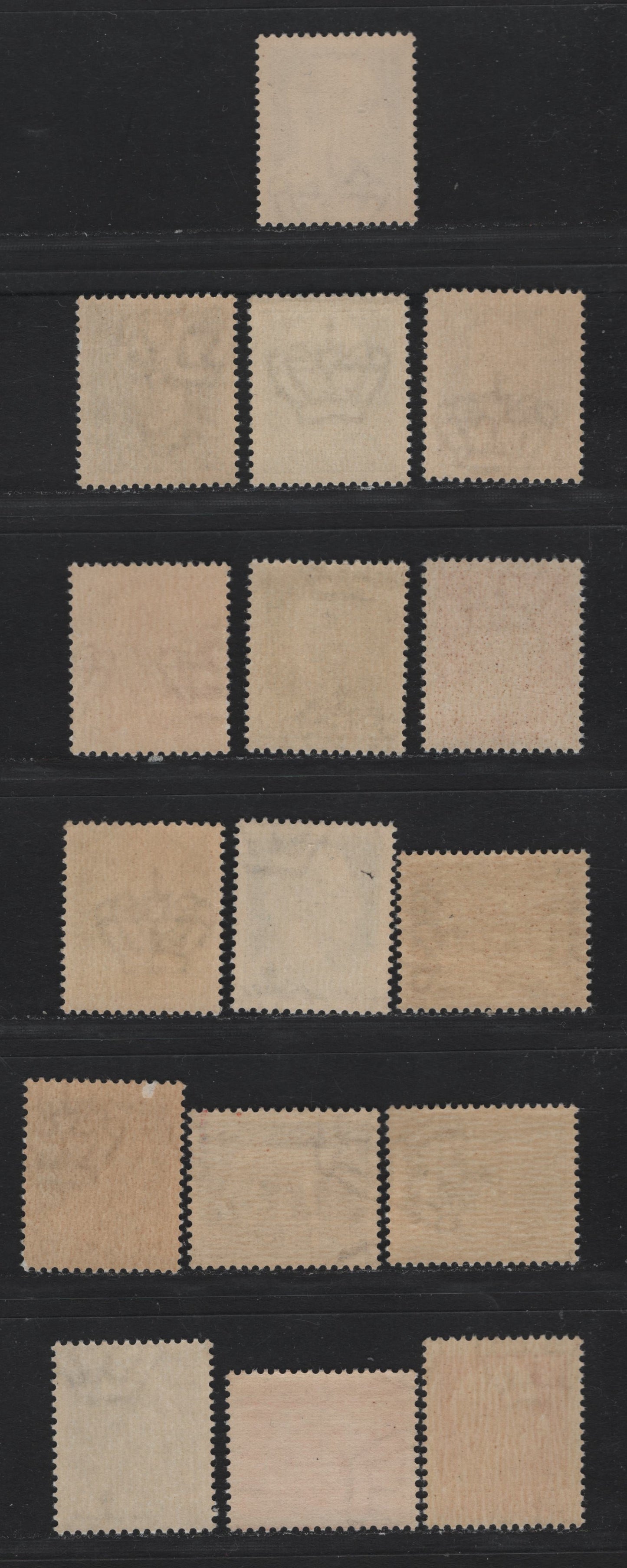 Lot 102 Italy SC#213-216, 218-227 5c - 5l Olive Brown - Rose Red, 1929-1942 Imperial Series Issue, 16 F/VFNH Singles, Crown Wmk