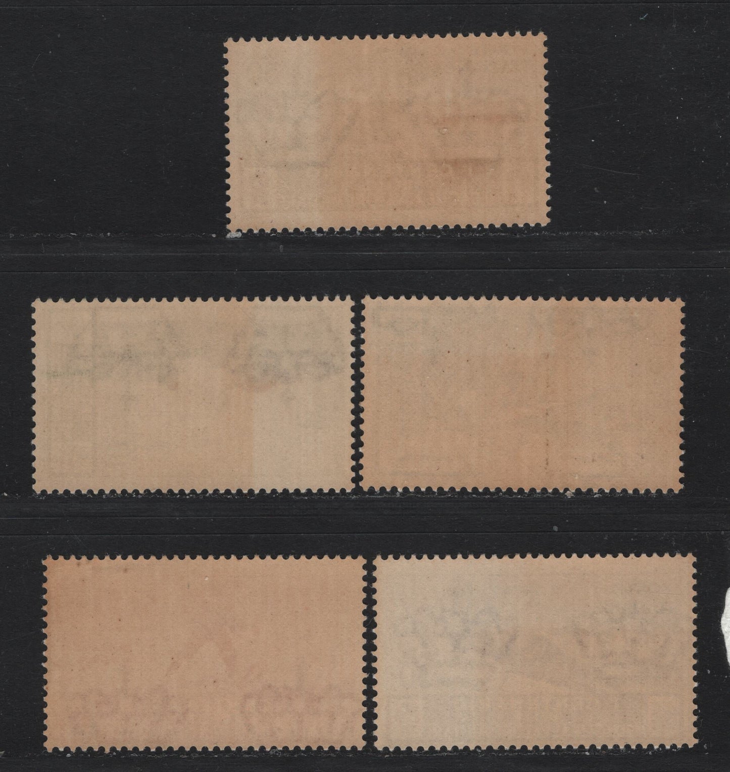 Lot 146 Italy SC#331, 333-346 10c - 50c Dark Brown - Purple, 1934 Centenary Of Military Medal of Valor Issue, 5 FNH Singles