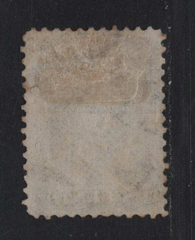 Lot 197 Newfoundland #27 10c Black , 1865-1894 Cents Issue, A Very Good Used Single, Cents-HHH Paper, Perf 12x11.75