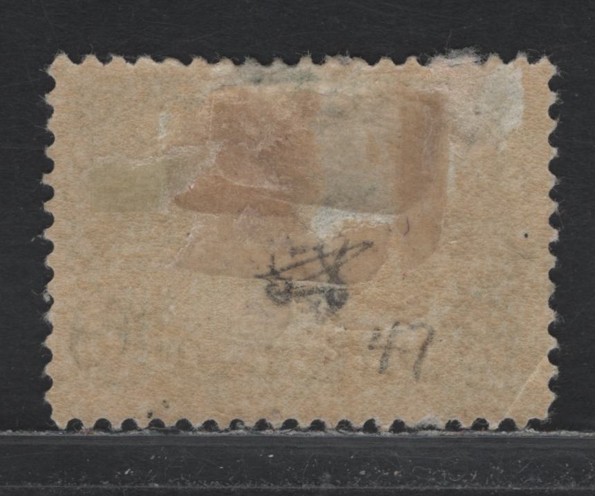 Lot 211 (C) Newfoundland #47 2c Green, 1880-1896 4th Cents Issue, A GOG Single, 1896 Re-Issue, Soft Vertical Wove Paper, Very Light Corner Crease At LL & Shallow Hinge Thin.